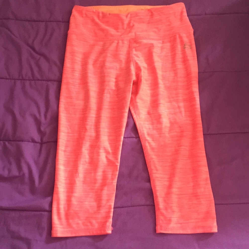 Hot Pink Capri Leggings Medium